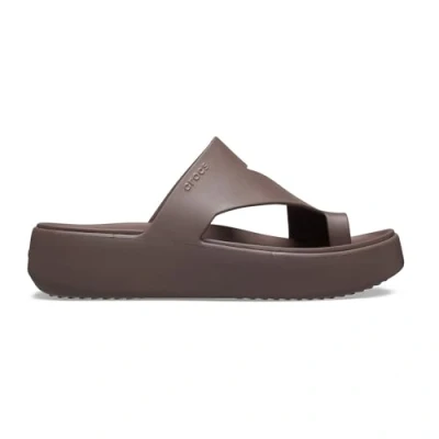 Bild av Crocs kvinnors getaway plattform tå loop sandal, Tryffel, 3 UK, 34/35 EU