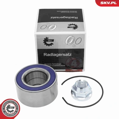Bild av ESEN SKV 85SKV005 Hjullagersats framaxel, Bakaxel utan integrerad ABS sensor 72mm RENAULT: Kangoo I Express, II CLIO 2