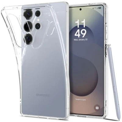 Bild av Spigen Liquid Crystal Case Kompatibel med Samsung Galaxy S25 Ultra Skal Fodral Kristallklart