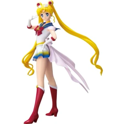 Bild av BANPRESTO Figur Super Sailor Moon Ver.B Glitter Glamours Pretty Guardian Eternal The Movie 23 cm