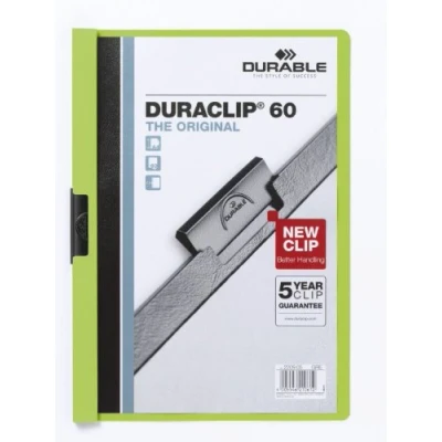 Bild av Durable 220905 KLÄMMAPP DURACLIP® 60, grön, 25 stycken