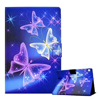 Bild av CXTcase fodral för Lenovo Tab M10(TB X505L TB X505F X605L X605F) / P10(TB X705F), surfplatta M10 10.1 2018 hållare funktionsskydd, 2018, fjäril lila