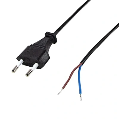 Bild av LogiLink CP137 Euro hane till öppen kabel strömkabel, 1,5 meter längd, svart, svart