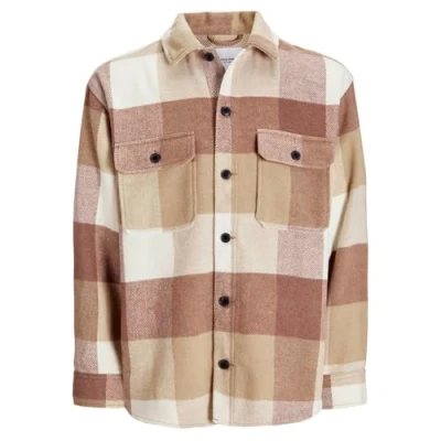 Bild av JACK &amp; JONES Jjebradley Ollie övertröja Ls Noos långärmad skjorta, Falcon/Checks: kontroller, L