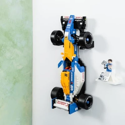 Bild av Brickify Väggfäste kompatibel med Lego Ikoner Williams FW14B 10353 Visa din bil säkert set ingår inte