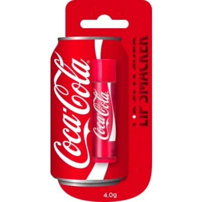 Bild av Lip Smacker Coca Cola Collection, Classic Smaksatt Läppbalsam Inspirerad av Cola, Återfuktande och Uppfriskande, Enkel Blisterförpackning
