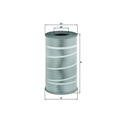 Bild av MAHLE ORIGINAL LX 7210/7 Filtre à air 458,0 256,0, 255 Cartouche filtrante MAN: TGL, TGM