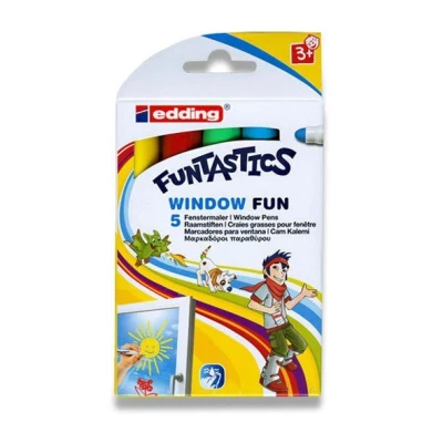 Bild av Edding 4 16 5 Funtastics Window Fun Fönstermarkörer, Flerfärgad, st