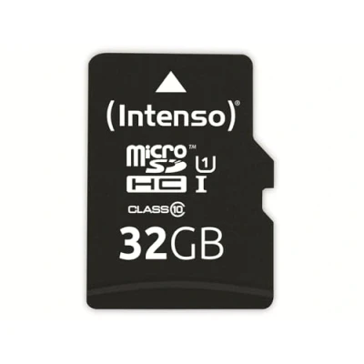 Bild av Intenso Professional MicroSDHC Memory Card, Class 10 UHS I, 32 GB, blue