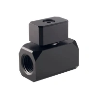 Bild av Phanteks Glacier 35mm Premium Ball Valve G1/4 Ventil för vätskebaserat kylsystem svart satäng