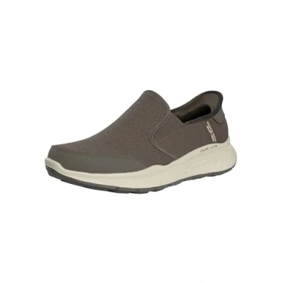 Bild av Skechers Herr handsfree slipins equalizer 5.0 Drayze Sneaker, Mullvadsbrunt, 44 EU
