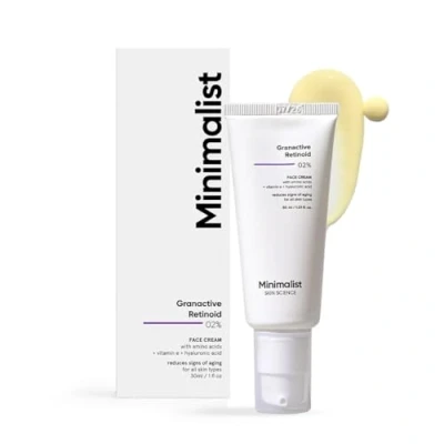 Bild av Minimalist anti aging nattkräm Med 2 % retinoid för rynkor och fina linjer retinol derivat känslig hud, vit, 30 ml (1 pack)