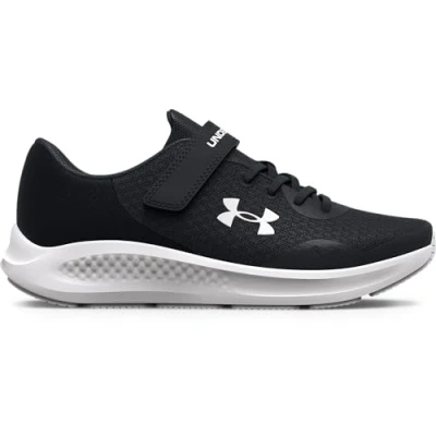 Bild av Under Armour UA BPS Pursuit 3 AC, Sneaker, pojkar, Black/Black/White, 29 EU