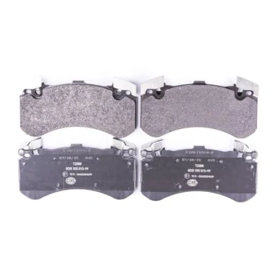 Bild av HELLA 8DB 355 015 991 Jeu de plaquettes frein non préparé pour indicateur d&#039;usure avec masses d&#039;équilibrage AUDI: A6 C7 Avant, A7 Sportback