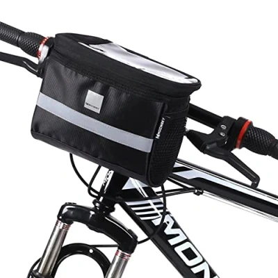 Bild av WOZINSKY styreväska, cykelväska för styre, vattentät resväska, väska cykel, mountainbike, ebike, MTB, racercykel, väska, cykelväska, styre 2 l