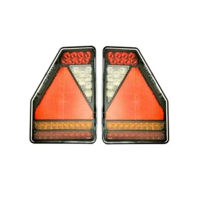 Bild av Ml MelTruck 2 x 5 funktionell LED bakljus släpvagn 12 V E9 bajonet set