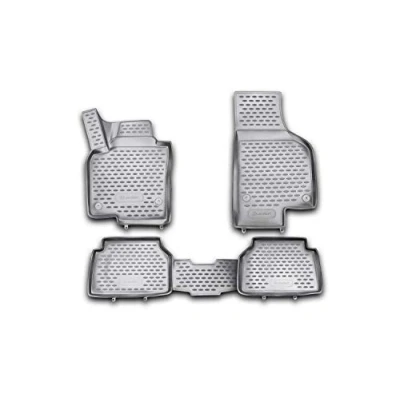 Bild av Element Perfekt passande premium 3D gummimattor golvmattor lämpliga för Volkswagen Tiguan, Mk1 I, 20072018, 4 TLG.