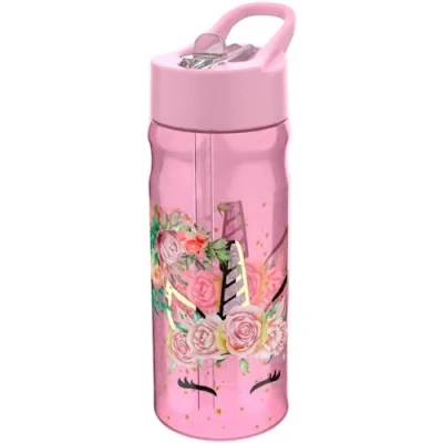 Bild av Valiant Unicorn Blommig Vattenflaska 500 ml