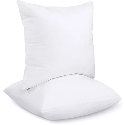 Bild av Utopia Bedding Innerkuddar (Set med 2), 40 x cm Soffkudde, Dekorativa kuddar, Ihålig Fiber Kudde (Vit)