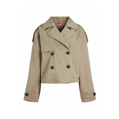 Bild av JJXX Carlie Short Unisex Trenchcoat, Storlek: Small, Twill