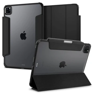 Bild av Spigen Ultra Hybrid Pro designad för iPad 11 fodral 3: e generationen 2021 &amp; 2: a 2020 1: 2018 med pennhållare Svart