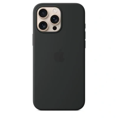 Bild av Apple Silikonskal med MagSafe till iPhone 16 Pro Max svart ​​​​​​​