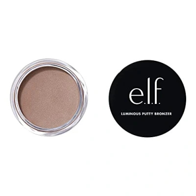 Bild av e.l.f. Luminous putty bronzer, lätt to pulverbronzer för en strålande, lysande finish, högpigmenterad, vegansk och djurförsöksfri, sommarfriday, 10 g
