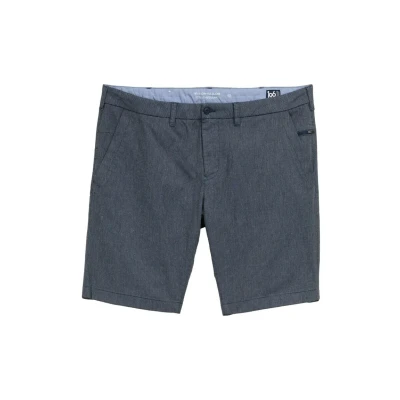 Bild av TOM Tailor Regular Shorts, Storlek: 46, Navy blue white structure