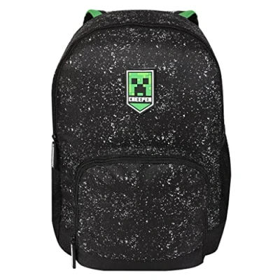 Bild av Minecraft Galaxy Creeper ryggsäck för pojkar och flickor, svart, OS, En Storlek