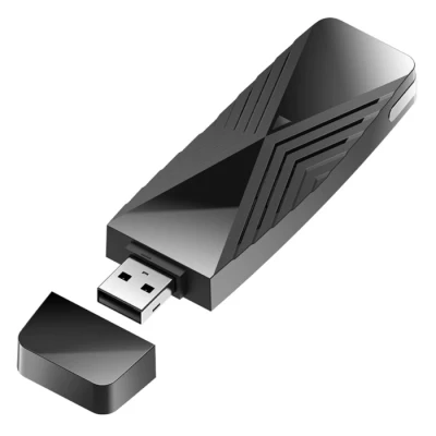 Bild av D Link DWA X1850 AX1800 Wi Fi 6 USB Adapater, 802.11ax, Dubbla Band 2.4/5GHz, Snabb 1200 Mbps, OFDMA, MU MIMO, WPA3, Stöder Windows 10
