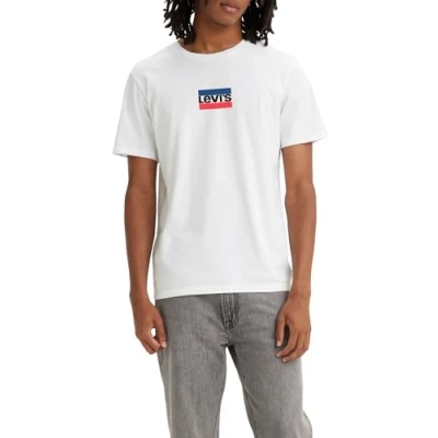 Bild av Levi&#039;s Graphic Crewneck TEE Tshirt med print, Storlek: XS, white