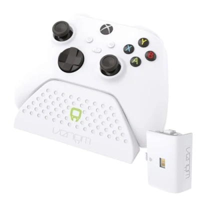 Bild av Venom Xbox Controller Laddningsdocka med uppladdningsbart batteri Vit (Xbox Series X &amp; S/Xbox One)