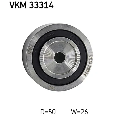 Bild av SKF VKM 33314 Galet Enrouleur PEUGEOT: Boxer Van, Minibus, Сamion à Plateau/Сhâssis, FIAT: Ducato II Plateau/Сhâssis