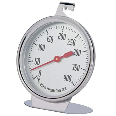 Bild av Ugnstermometer Temperaturdisplay Instant Read Thermometer Rostfritt stål Probe Stand Up Dial Large Gage Kök Bakningstillbehör
