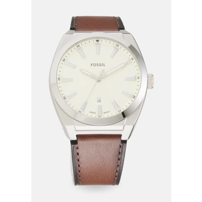 Bild av Fossil Everett Klocka silvercoloured, Storlek: One Size, Silver coloured