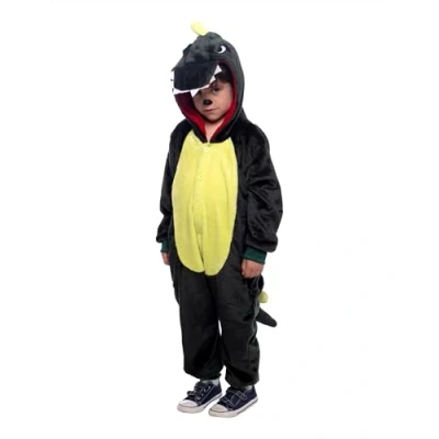 Bild av Rubies Dinosauriedräkt för pojkar och flickor, jumpsuit med huva svans, officiella karneval, halloween, jul födelsedag