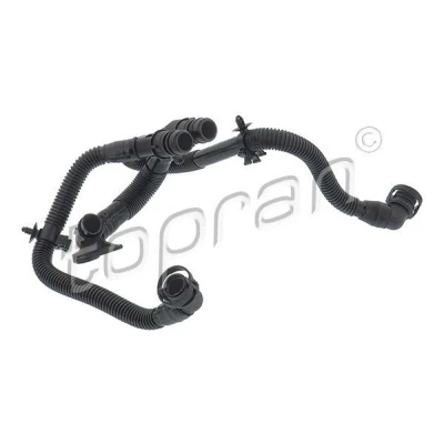 Bild av TOPRAN 116 496 Flexible, aération de la housse culasse du couvercle à tubulure d&#039;aspiration avec support, joints