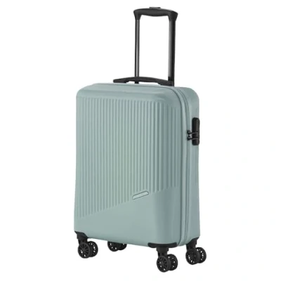 Bild av Travelite 4 hjuls resväska set 3 delar storlekar L/M/S, bagage serie Bali: ABS hårda skal trolleys, Mint, Trolley Handgepäck (55 cm), Handbagage med hårt hjul