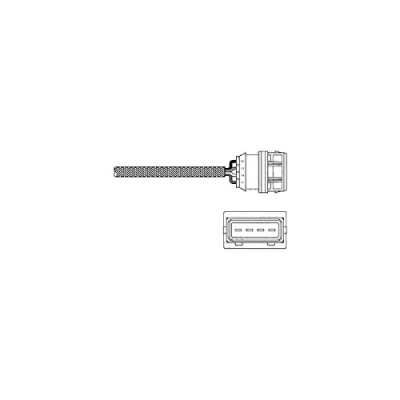 Bild av DELPHI ES20266 12B1 Sonde lambda planaire, chauffé VOLVO: V40 Break, S40 I