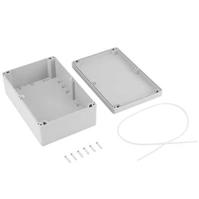Bild av Asixx DIY kopplingsbox, 230 x 150 85 mm vattentålig vit plast kapsling projektfodral vattentät kopplingsbox