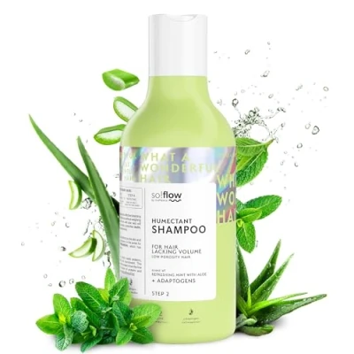 Bild av So!Flow Ultra Närande Schampo med Hydrerande Betaine, Withania Somnifera Rotextrakt och Hydrolyserat Veteprotein för Elastiskt, Naturligt Glansigt Hår