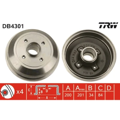 Bild av Bromstrumma TRW DB4301