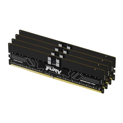 Bild av Kingston FURY Renegade Pro DDR5 5600 128GB CL28 Quad Channel (4 pcs) AMD EXPO &amp; Intel XMP Svart