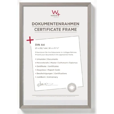 Bild av walther design AJ130D aluminiumfotoram stol, 30,7 x 21,8 cm DIN A4, stål