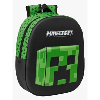 Bild av Minecraft 3D Ryggsäck 8.5L, Svart/Grön