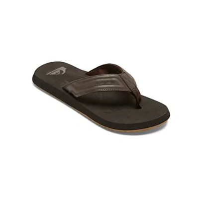 Bild av Quiksilver Monkey Wrench CORE Tåsandaler, Storlek: 43, Brown Konstmaterial