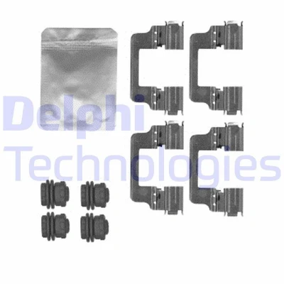 Bild av DELPHI LX0591 Kit d&#039;accessoires, plaquette de frein à disque LAND ROVER: Range Rover Sport, 4