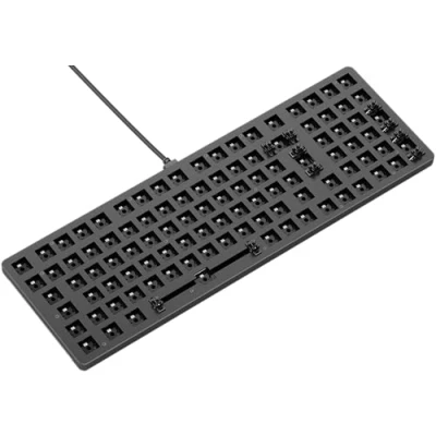 Bild av Glorious Gaming GMMK 2 full Size (96%) Barebones (endast chassi) Chassi till mekaniskt gamingtangentbord, egen storlek (96%), aluminium, anpassningsbart, RGB, Internationell/ISO Svart