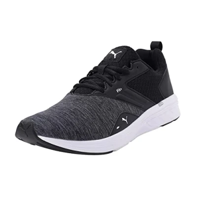 Bild av Puma unisex Nrgy Comet löparskor, Pumasvart Vit, 38.5 EU