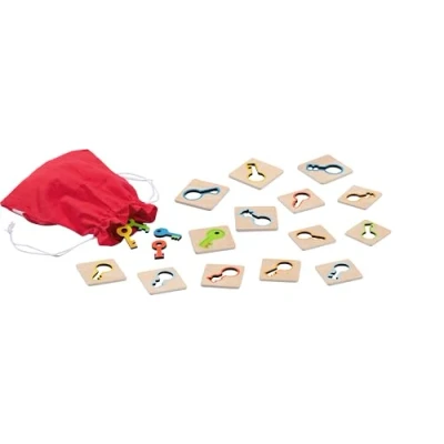 Bild av Goki Wooden Memo Game Keys 18pcs.